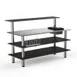 Steelite MGCMLC05MSXF 71" x 40" Configurable Buffet Table, 4-Tier, Stainless Steel Top, Marble BHP Laminate 1 image