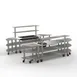 Steelite MGCMLC10GSXW Configurable Buffet Table, Back Bar, Mixed Materials, Sold per Case 1 image