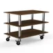 Steelite MGCMLX02WSXW 47" Modular Classic Buffet Table, 3-Tier, 35"H, Bamboo Core Top, Brushed Stainless Steel 1 image