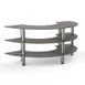 Steelite MGCMSX01GSXF 3-Tier Modular Buffet Table, 81.5" x 41" x 35", Grey Slate BHP Laminate Top, Brushed Stainless Steel Legs 1 image