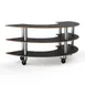 Steelite MGCMSX01MSXW 81" Modular Buffet Table, 3-Tier, 41"D x 35"H, Nero Marquina Marble BHP Laminate Top 1 image