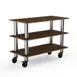 Steelite MGCMSX02WSXW 3-Tier Buffet Table, 47" x 21" x 35"H, Bengali Mango Wood BHP Laminate Top 1 image