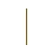 Steelite MGSADDBR0701 59" Modular Vertical Canopy Pole, Brushed Brass, Stainless Steel 1 image