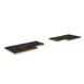 Steelite MGSADDHB0201 Mogogo Buffet Solutions Modular Serving Shelves, 18" Wide, 8" Deep, Bamboo Core, Marble Black Finish, High Pressure Laminate, Sold per Set 1 image