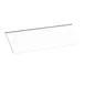 Steelite MGSADDPL0201 Mogogo Buffet Solutions Modular Classic 47" Clear Plexiglass Breath Guard Screen 1 image