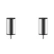 Steelite MGSLEGSS0501 Modular Buffet Support Segment, 12" Wide, Stainless Steel, 5-3/4", Sold per Set 1 image
