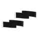 Steelite MGSQCOPV1901 Configurable Buffet Table, 2-Piece Set, Charcoal Gray, 1901 Model, Plastic, Modular Design, Quick Assembly 1 image