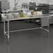 Flash Furniture NH-WT-3072-OG-B4-GG Steel Top Work Table 2 image