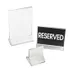 Cal-Mil 526 Classic Display Card Holder, 8.5" x 11"H, Standard, Clear Acrylic Menu Holder 1 image