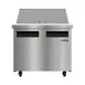 Koolmore KM-MPTR36-2D 36.2" 2-Door Mega Top Sandwich and Salad Prep Table, 15 Pans 1 image