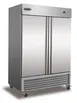 Serv-Ware RF2-HC-T 54" 2-Solid Door Reach-In Freezer, Bottom Mount, 49 cu. ft., Stainless Steel 1 image