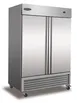 Serv-Ware RR2-HC-T 54" 2 Solid Door Reach-In Refrigerator, Stainless Steel, 49 cu. ft. , 1/4 HP 1 image