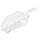 TableCraft Products 11404 Ice Scoop, 32 oz Polycarbonate Flat‑Bottom, Dishwasher Safe Plastic Tool 1 image