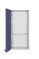 Summit CABMN1530L 15"W x 30"H Wall-Mounted Cabinet, Midnight Navy, Left Hand Hinged Door, Soft-Close 1 image
