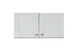 Summit CABWH2412 24" Wall-Mounted Cabinet, Clean White Finish, French Doors, Soft-Close, 6-Way Adjustable Hinge 1 image
