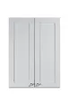 Summit CABWH2430 24 Inch Wall-Mounted Cabinet, Clean White Finish, French Doors, Soft-Close, 6-Way Adjustable Hinged 1 image