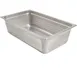 AllPoints 1331296 Full 6" Deep Perforated Stainless Steel Steam Table Pan, 24‑Gauge, NSF 1 image