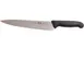 AllPoints 197671 Chef's Knife, 10" Carbon Steel Blade, Black Fibrox Handle, NSF 1 image