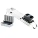AllPoints 59167 Mandoline Slicer – Folding Stainless Steel Frame, Adjustable 1mm-8mm Cuts, 1 Slicing Blade + 6 Julienne Blades 1 image