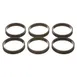 AllPoints 8014374 Egg Ring - Round 4" Diameter Single Compartment, Stainless Steel, 1/Pack 1 image