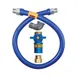 Dormont 16100BPCF48 Safety Quik 48" Moveable Gas Connector Kit w/ Elbow, 1" Diameter 2 image
