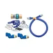 Dormont 16100BPQ2SR48 SnapFast 48" Gas Connector Kit w/ Two Swivels and Restraining Cable, 1" Dia. 2 image