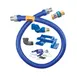 Dormont 16100BPQSR60PS SnapFast 60" Moveable Gas Connector Kit w/ Swivel MAX, Safety Set, 1" Dia 1 image