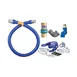 Dormont 16100BPQSR72 SnapFast 72" Gas Connector Kit, Swivel MA, Elbow, Restraining Cabl, 1" Dia. 2 image