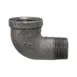 Dormont 16100BPV48BXFT 48" Blue Hose Food Truck Grade Gas Connector Kit w/ (2) Elbows, 1" Dia. 4 image