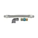 Dormont 16100BQ60 60" Stainless Steel Moveable Foodservice Gas Connector w/ SnapFast, 1" Diameter 1 image