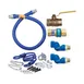 Dormont 16100KIT2S36 Deluxe SnapFast 36" Gas Connector Kit w/ Two Swivels, Restraining Cable, 1" Dia. 3 image