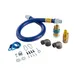 Dormont 16100KIT48 1" X 48" Blue Hose Gas Connector Kit w/ Two Elbows and Restraining Cable  2 image