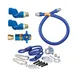 Dormont 16100KITCF2S48 Deluxe Safety Quik 48" Gas Connector Kit, Two Elbows, Restraining Cable, 1" Dia 2 image