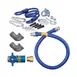 Dormont 16100KITCF72 Deluxe Safety Quik 72" Gas Connector Kit w/ Two Elbows, Restraining Cable, 1" Dia. 2 image