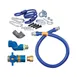 Dormont 16100KITCFS60 Safety Quik 60" Gas Connector Kit, Swivel MAX, Elbow, Restraining Cable, 1" Dia 2 image