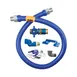 Dormont 16100KITCFS60PS Safety Quik 60" Gas Connector Kit, Swivel MAX, Elbow, Safety Set, 1" Dia 2 image
