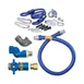 Dormont 16100KITCFS72 Safety Quik 72" Gas Connector Kit, Swivel MAX, Elbow, Restraining Cable, 1" Dia 1 image