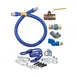 Dormont 16100KITS24 Deluxe SnapFast 24" Moveable Gas Connector Kit w/ Swivel MAX, Elbow,1" Dia. 1 image