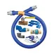 Dormont 16100KITS60PS SnapFast 60" Gas Connector Kit w/ Swivel MAX, Elbow, Safety Set, 1" Dia. 2 image