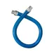 Dormont 16125BP72 Blue Hose 72" Stainless Steel Moveable Foodservice Gas Connector, 1-1/4" Dia. 1 image