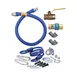 Dormont 16125KIT24 Deluxe SnapFast 24" Gas Connector Kit, Two Elbows, Restraining Cable, 1-1/4" Dia. 2 image