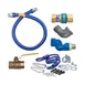 Dormont 16125KITS60 Deluxe SnapFast 60" Gas Connector Kit, Swivel MAX, Elbow, Restraining Cable 1 image
