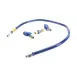 Dormont 1650BPQ2S60 SnapFast 60" Moveable Gas Connector Kit w/ Double Swivel MAX, 1/2" Dia 2 image
