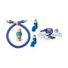 Dormont 1650BPQ2SR48 SnapFast 48" Gas Connector Kit, Two Swivels, Restraining Cable, 1/2" Dia. 2 image