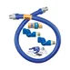 Dormont 1650BPQ2SR48BX SnapFast 48" Gas Connector Kit, Two Swivels, Restraining Cable, 1/2" Dia., in Box 2 image