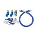 Dormont 1650BPQ2SR60 SnapFast 60" Gas Connector Kit, Two Swivels, Restraining Cable, 1/2" Dia. 1 image