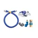 Dormont 1650BPQSR60 SnapFast 60" Gas Connector Kit w/ Swivel MAX, Elbow, Restraining Cabl, 1/2" Dia. 1 image