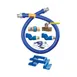Dormont 1650KIT2S36PS Deluxe SnapFast 36" Gas Connector Kit, Two Swivels, Safety Set, 1/2" Dia 2 image