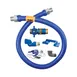Dormont 1650KITCFS48PS Deluxe Safety Quik 48" Gas Connector Kit, Swivel MAX, Safety Set, 1/2" Dia 1 image