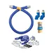 Dormont 1675BPQ2SR24 SnapFast 24" Gas Connector Kit w/ Double Swivel MAX, Restraining Cable 2 image